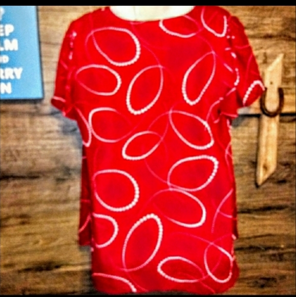 Studio 1940 Top Size 2X Infinite Pearl Print - Picture 3 of 11